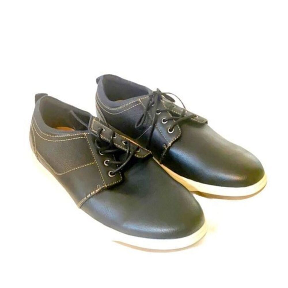 Rye 11.5 Men’s Trainers Black Leather New